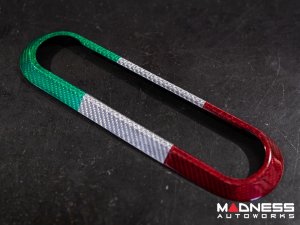 Alfa Romeo Giulia Air Conditioning Dash Bezel - Carbon Fiber - Italian Theme - Pre '20 - Feroce Carbon 